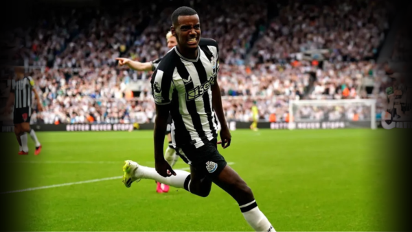 Isaac-celebrates-goal-at-St-James-Park