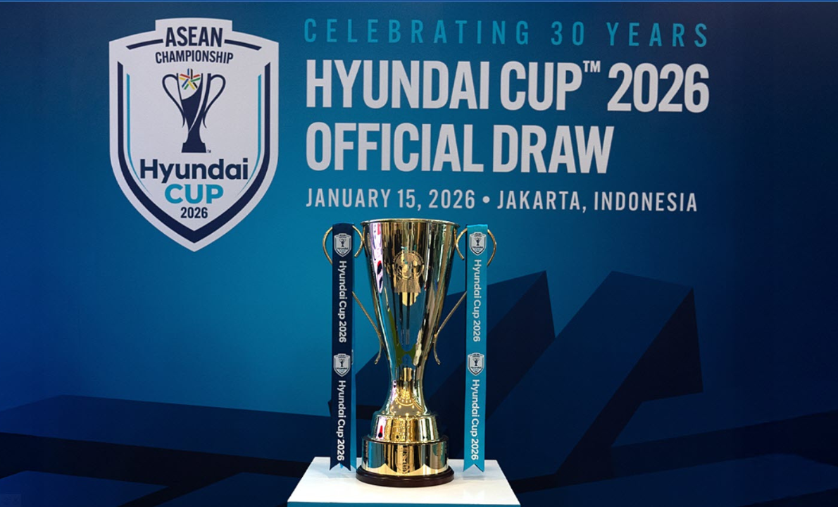 ถ้วยแชมป์อาเซียนคัพ 2026 ในงานจับสลากแบ่งสายอย่างเป็นทางการที่กรุงจาการ์ตา